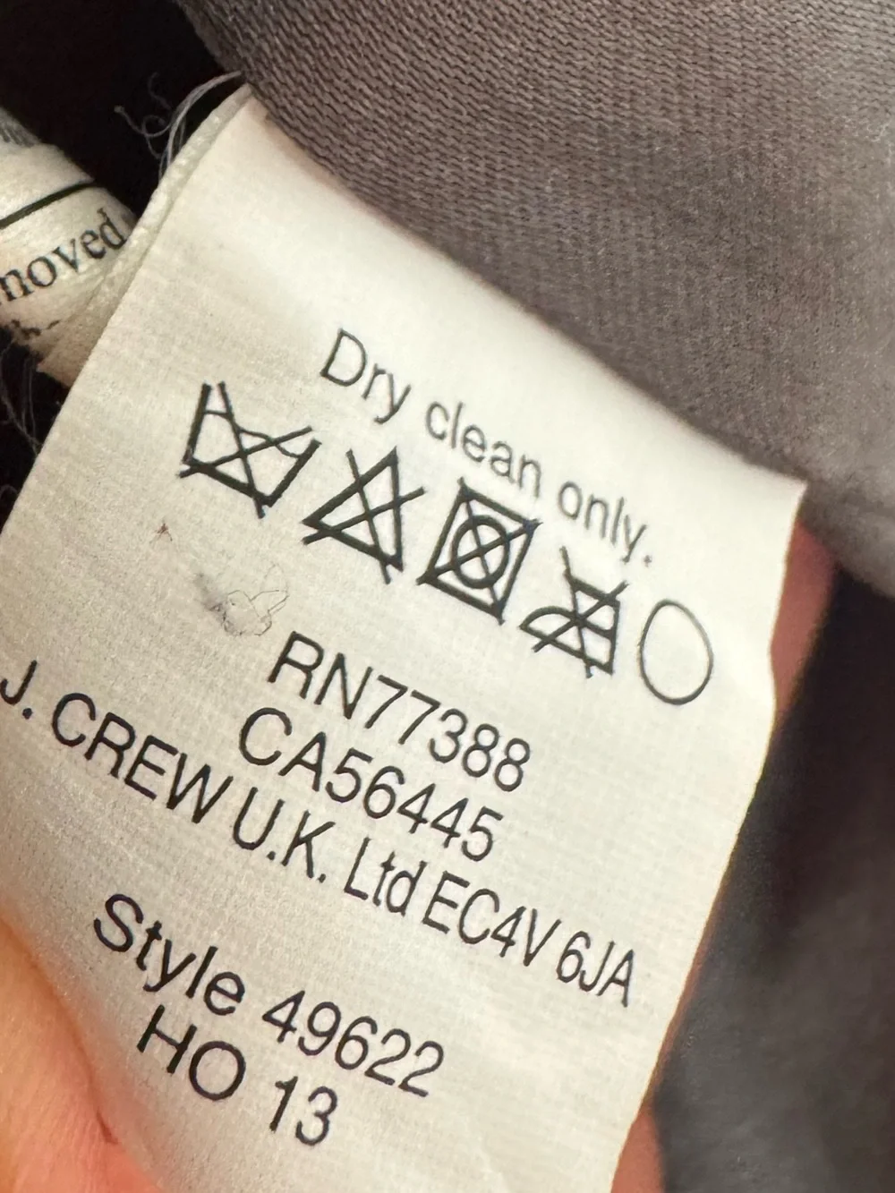 J.Crew Classic lady day coat in Italian double-cloth wool with Thinsulate black - Picture 6 of 6